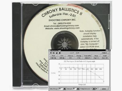 Shooting Chrony CD Software Balistico