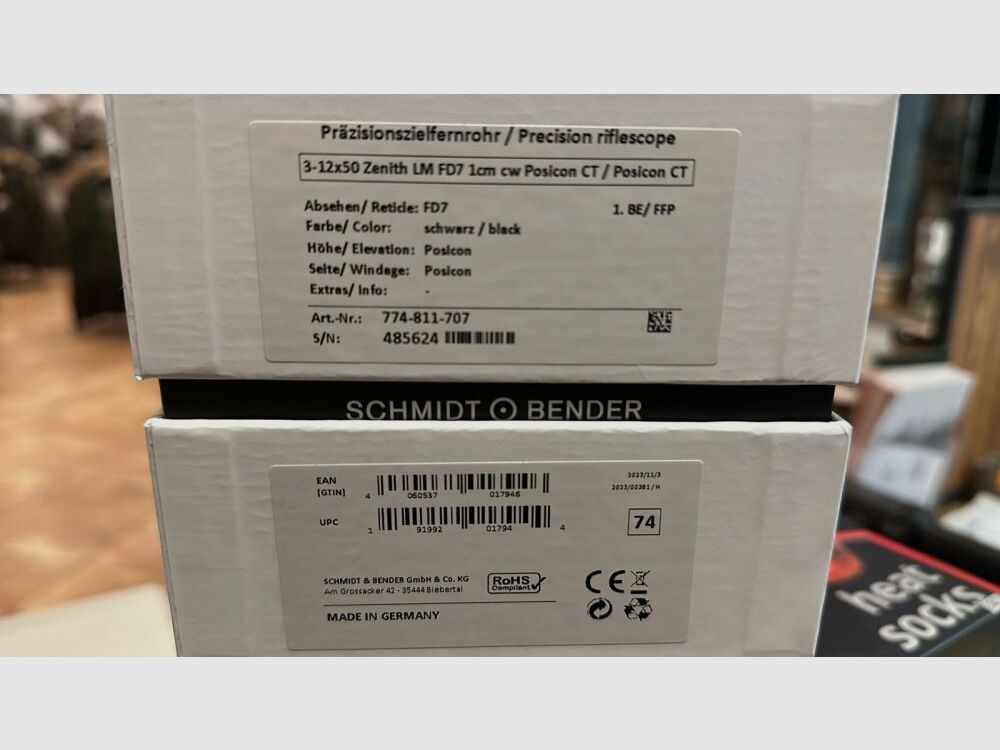 Schmidt & Bender Zenith 3-12x50 LM FD7