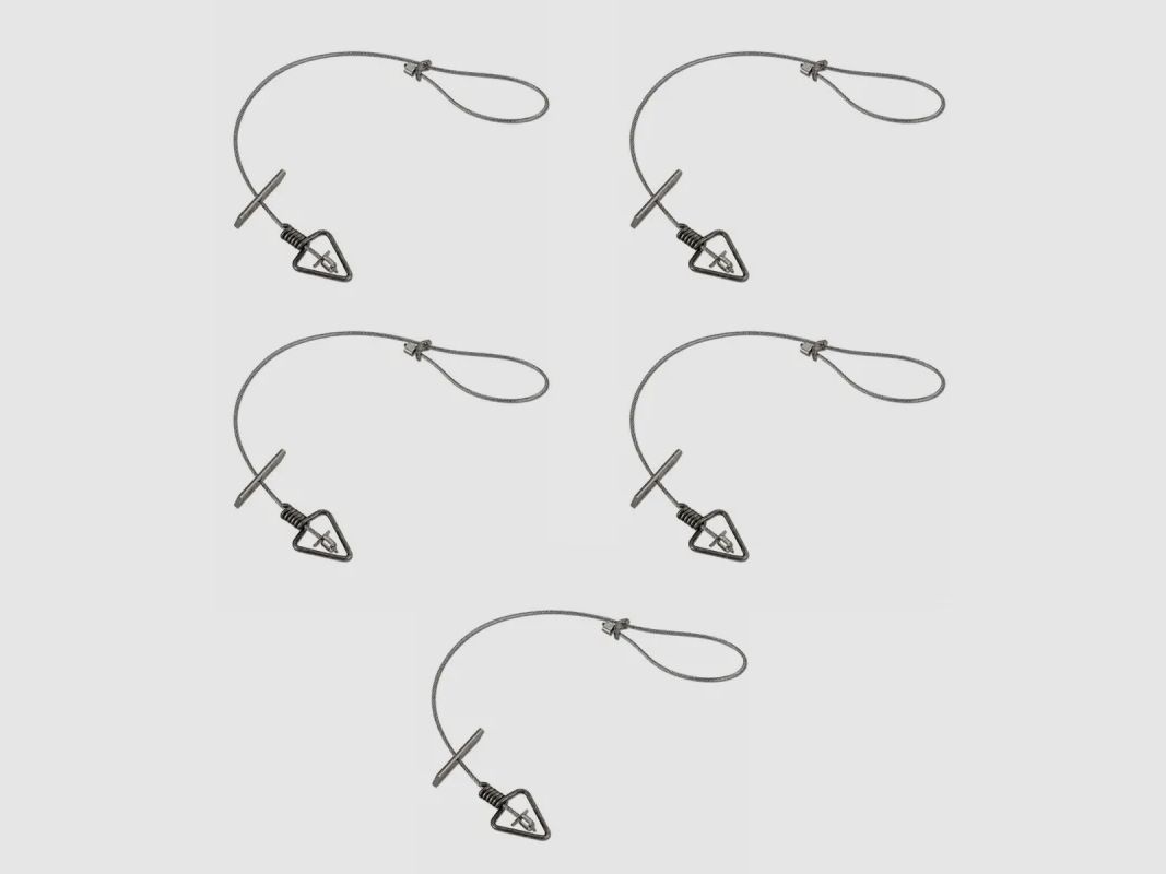 Lot de 5 lacets acier inoxydable pour piège Belisle, image 2 sur 4