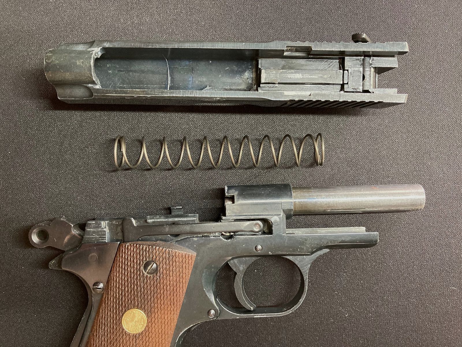 EGP 45, "Torro 45", PTB-Nr. 297, ERMA-Werke, Reizstoff-/Signalpistole,  8mm Knall