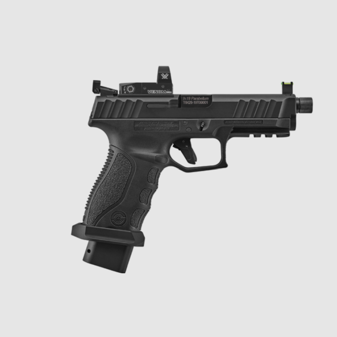 Stoeger STR-9S COMBAT, 9x19, RDO, Picatinny-Rail, 20-rds, MT1/2''x28