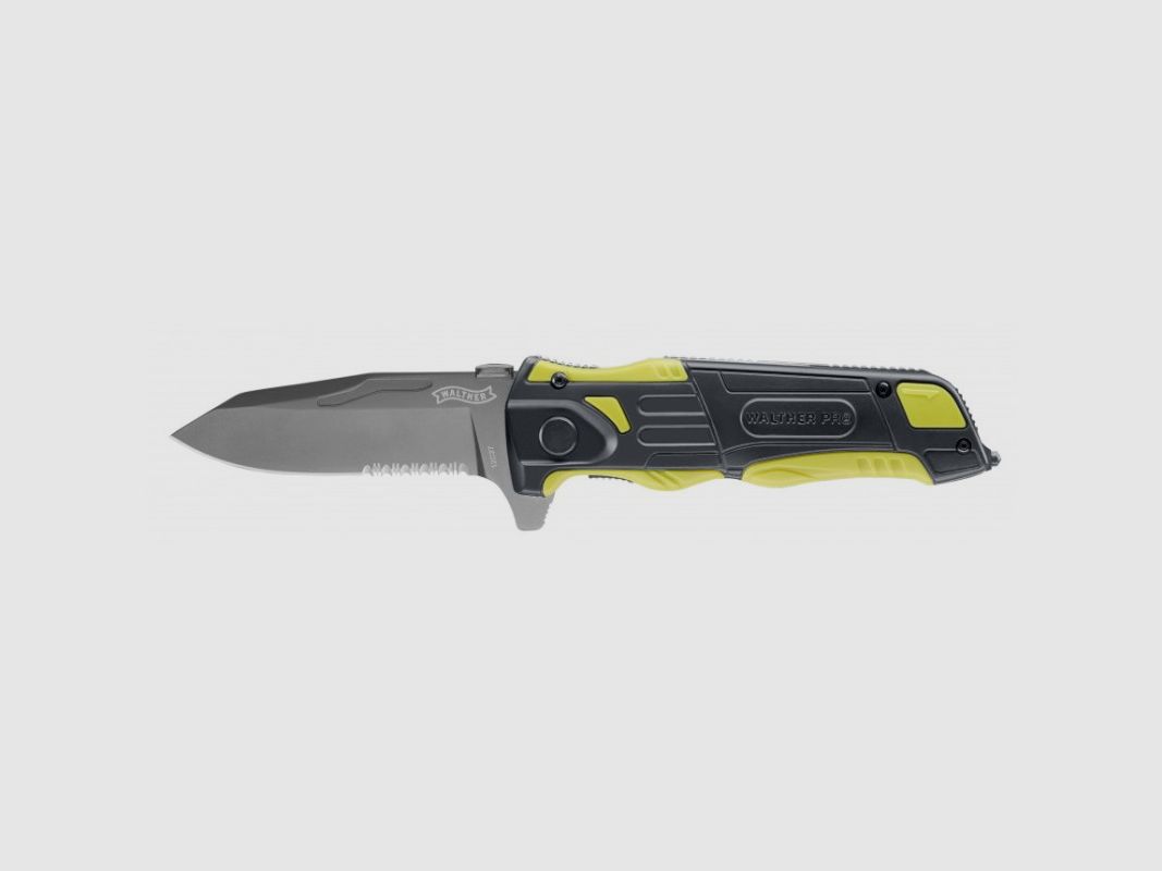 Couteau Walther Pro Rescue Knife Jaune