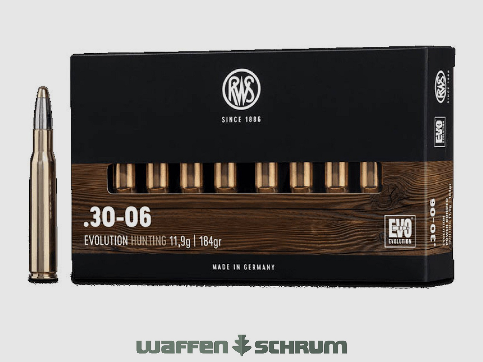 RWS EVO 11,9g - 184gr .30-06Spring