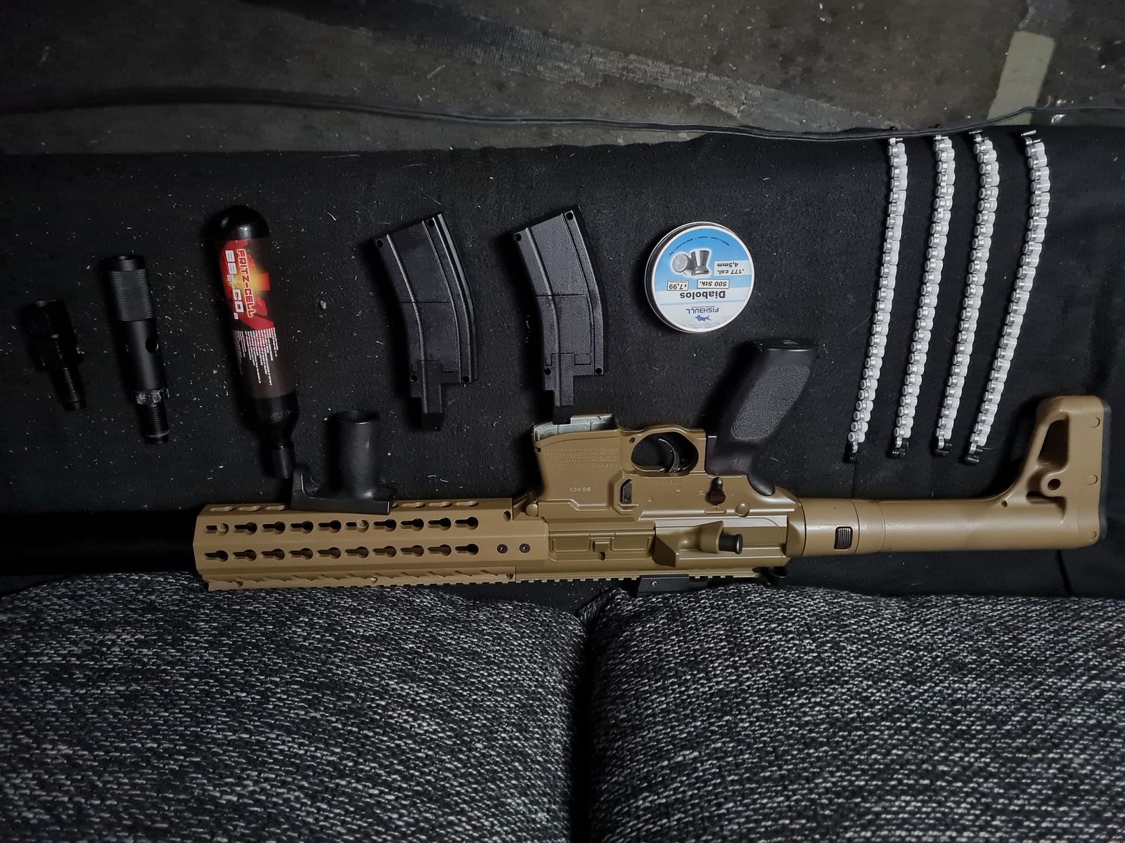 Sig Sauer MCX CO2 4,5mm non Blowback viel Zubehör!!! TAUSCH MÖGLICH