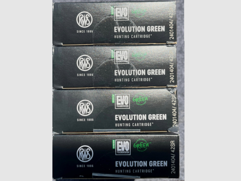 6,5x55 RWS Evolution Green 6,0g / 93gr - 60 Schuss