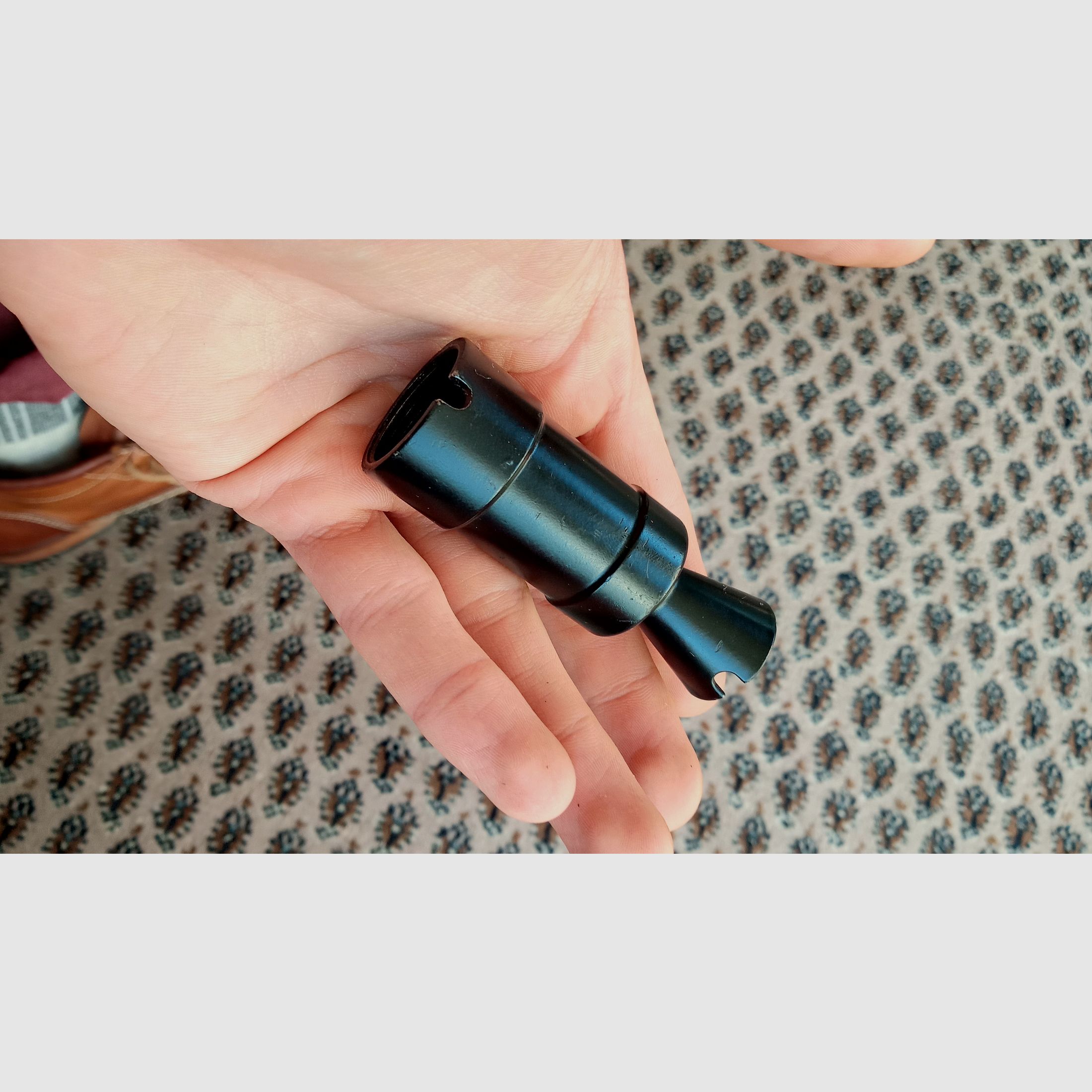 AKS-74u acciaio finto freno di bocca / booster di bocca // Krinkov amplificatore di rinculo freno di bocca 24x1,5 mm filettatura metrico RH / Yunker