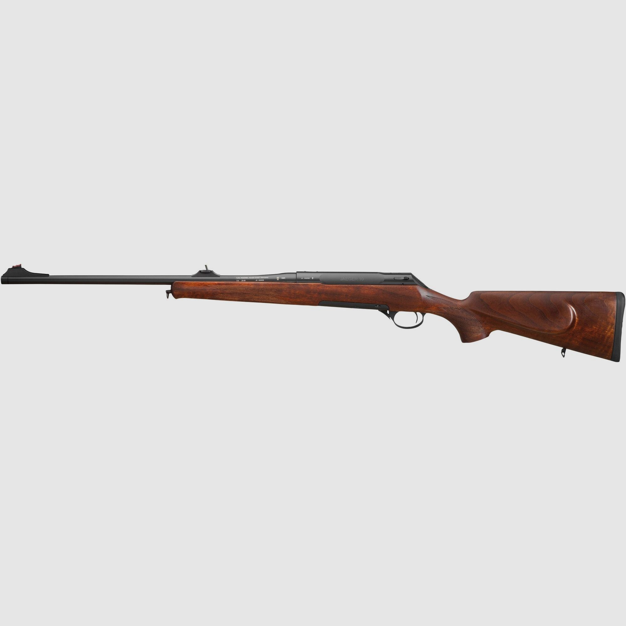Haenel Jaeger 10 mit abnehmbarer Visierung, mit Mündungsgewinde M15x1, Kaliber .308 Win. Repetierbüchse