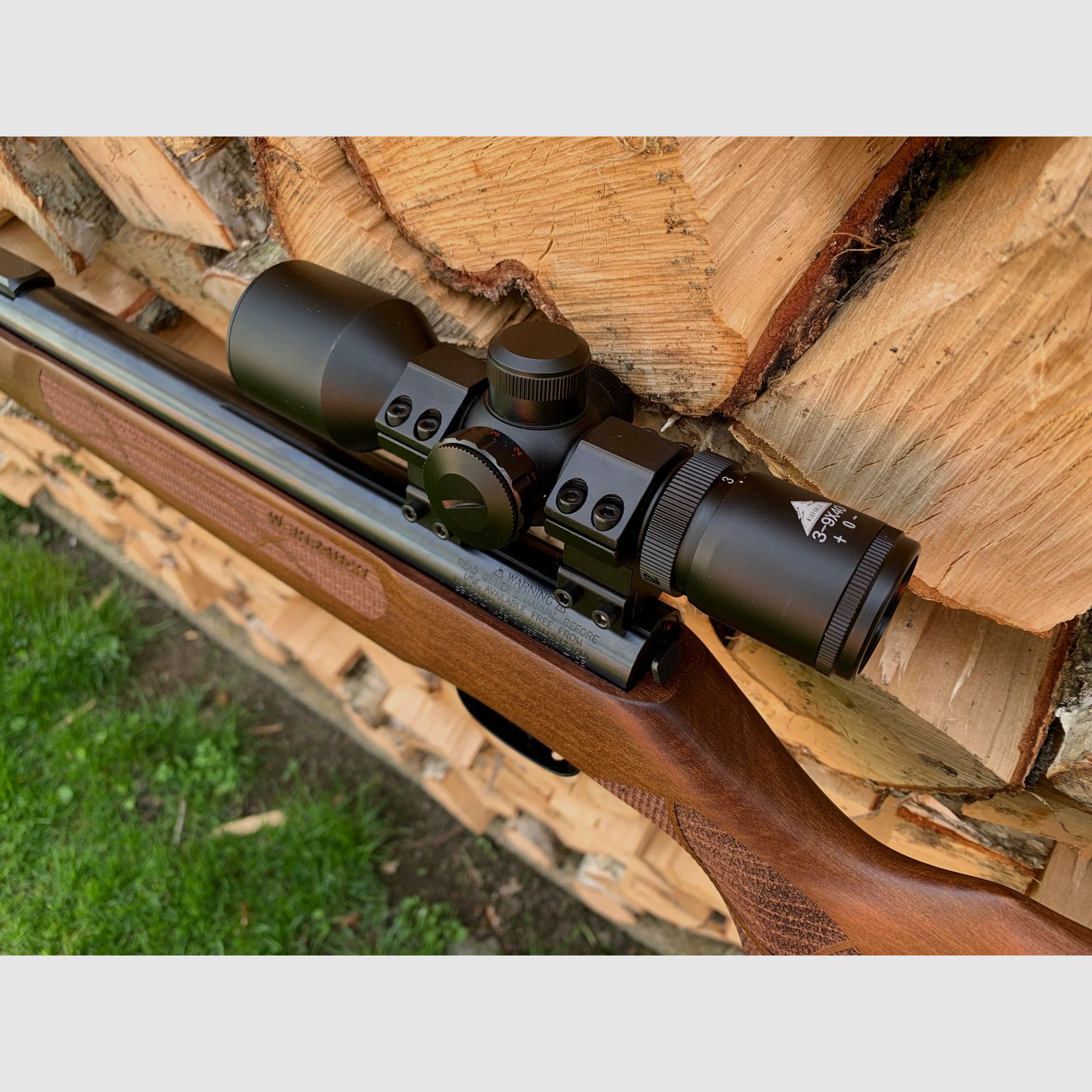 Weihrauch HW 50 M/II with silencer caliber 4.5mm and scope 3-9x40 compact