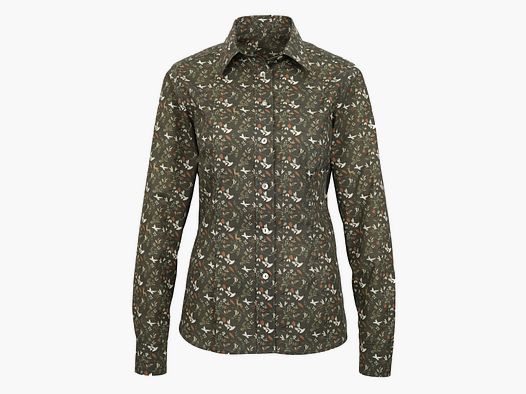 Hunting Dog Long Sleeve Blouse Klaudia