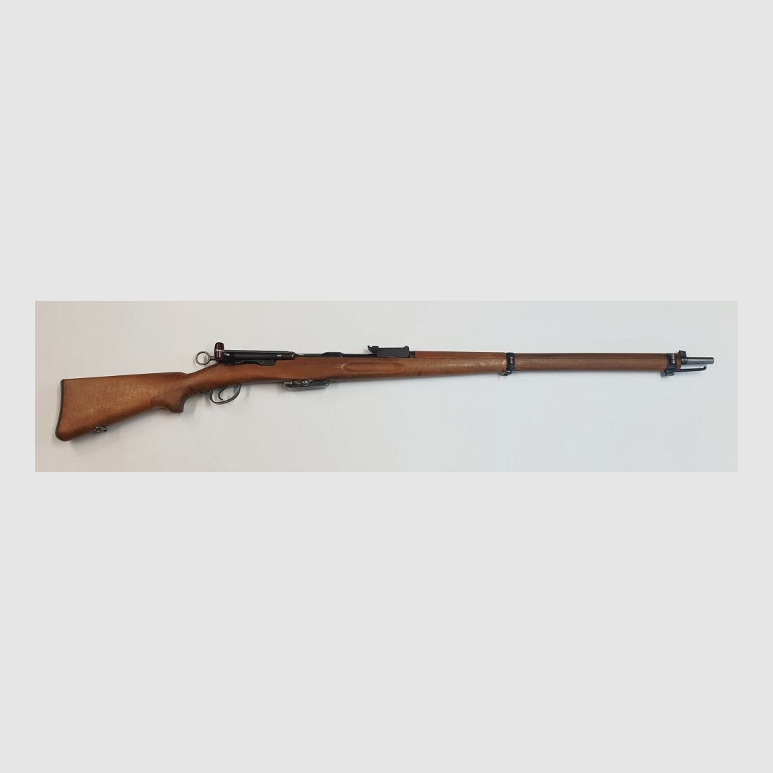 Waffenfabrik Bern carabina monocolpo W+F Bern fucile lungo svizzero IG96-11 in cal. .22lr, immagine 1 di 10