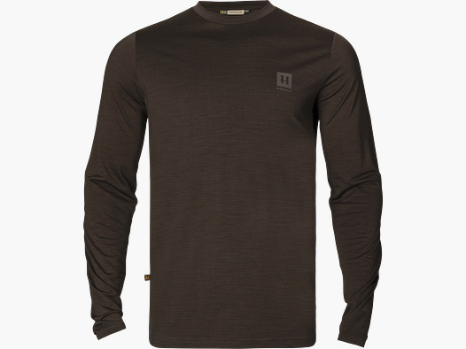 Härkila Base All Season L/S Undershirt Men Shadow Brown 4XL