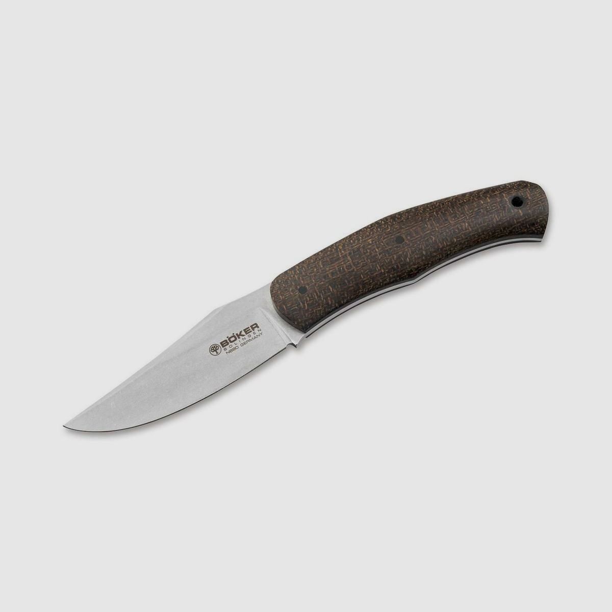 Böker Boxer Fixed Micarta Green coltello fodero, Bild 2 von 6