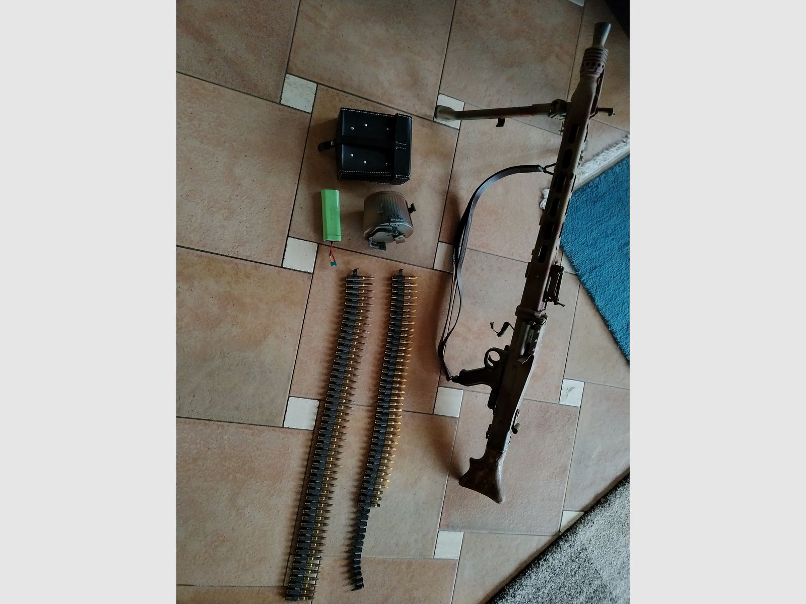 Airsoft MG42 custom Normandy Tarnanstrich AEG WW2