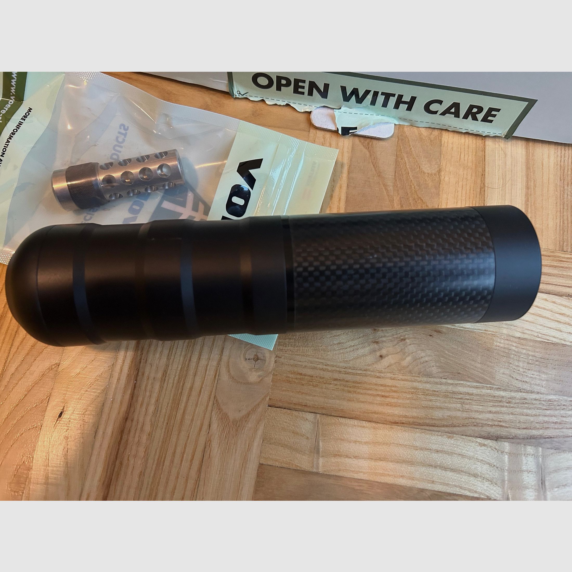 VOERE overbarrel hunting silencer 6.5 mm – new