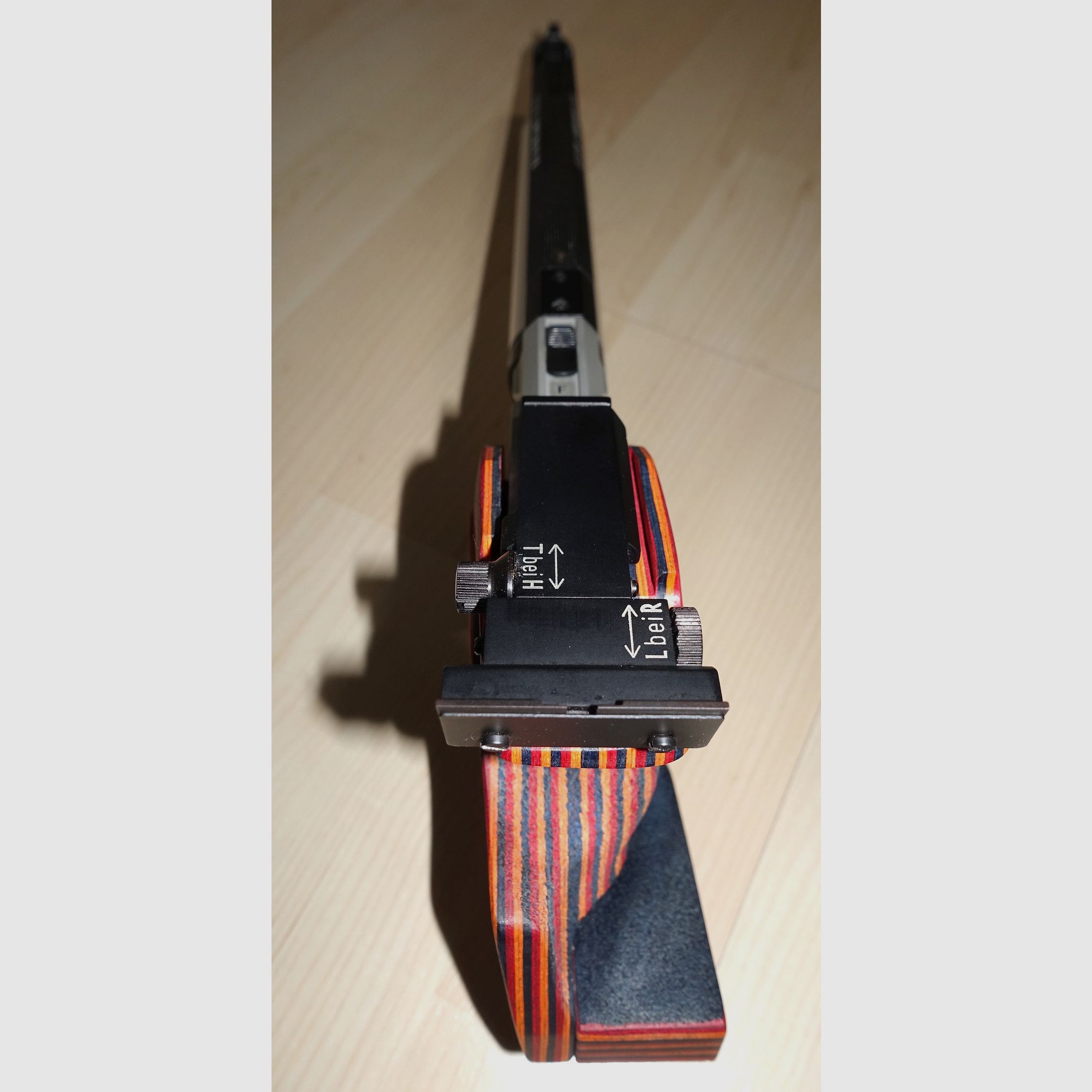 TOP Steyr LP pistola da match ad aria compressa con nuova impugnatura + nuova cartuccia + accessori