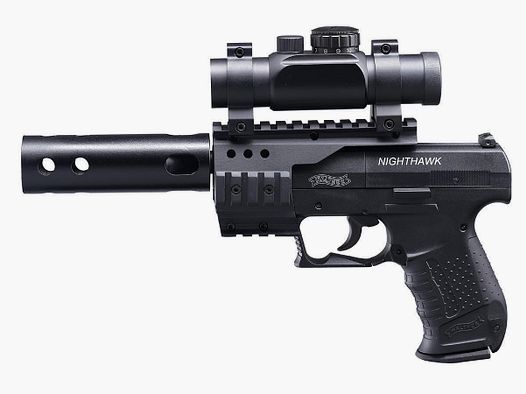 Walther Nighthawk zestaw CO2, czarny, 4,5 mm