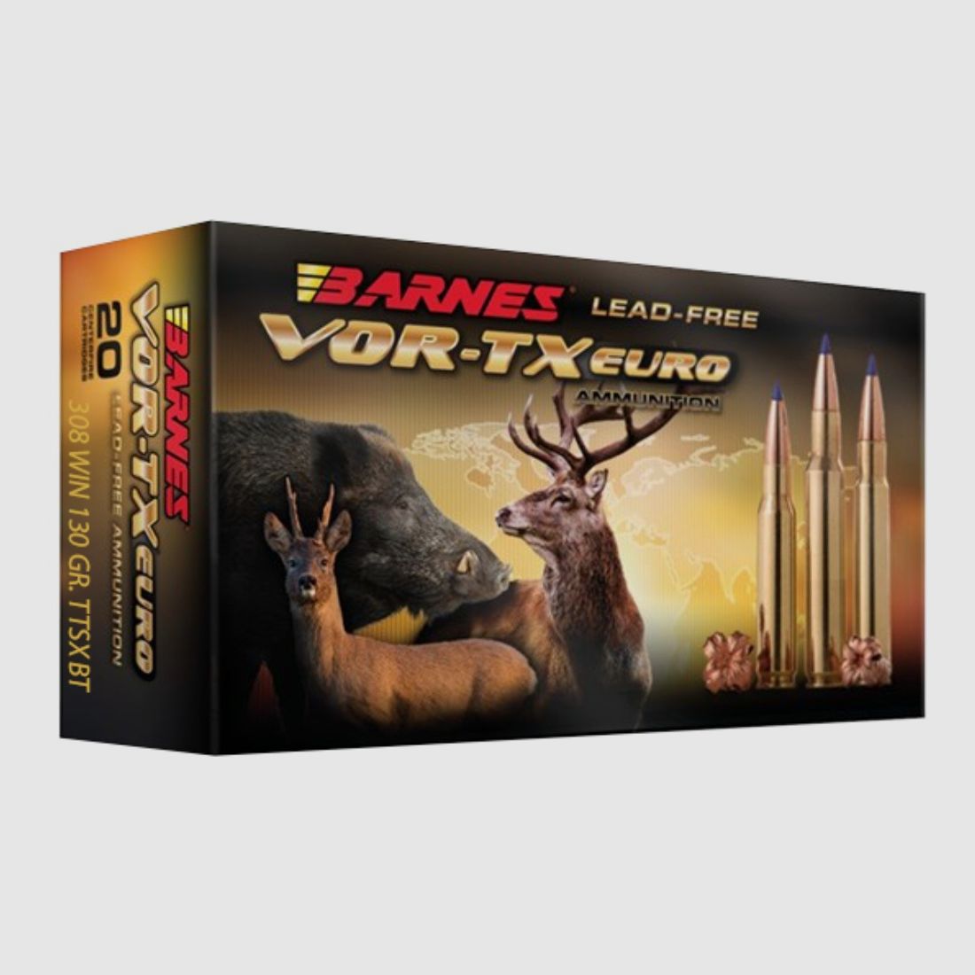 Barnes VOR-TX EURO TTSX BT .308 Win. 8.4g