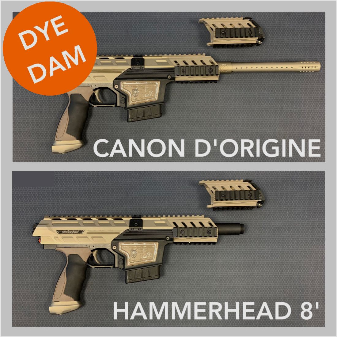 Canon Hammerhead rainuré - OneShot 8" - AutoCocker .687, Bild 3 von 3