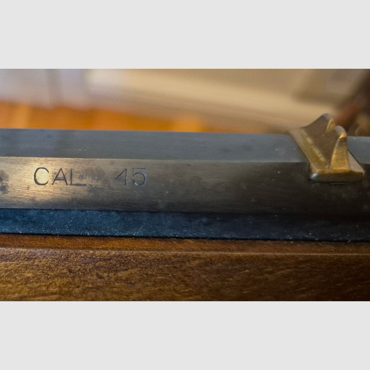 Réplique de fusil à percussion à chargement par la bouche antique calibre 45