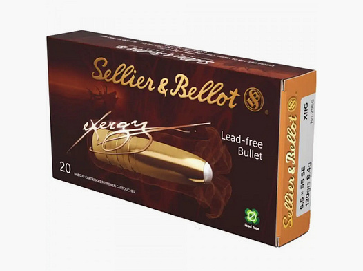 SELLIER & BELLOT 6,5x55 SE - XRG - 130GRS / 8,4 G. - 20 SCHUSS- BLEIFREI