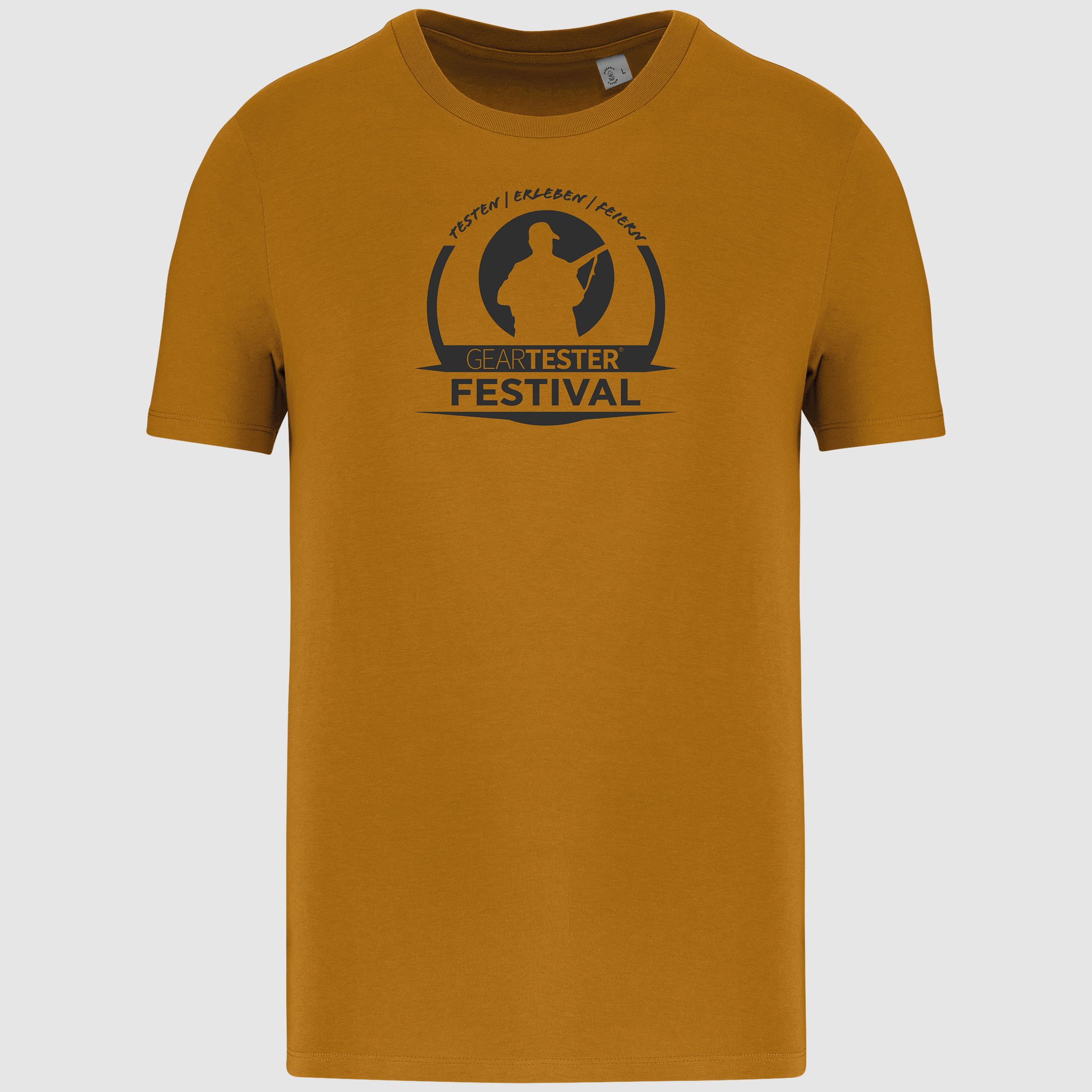 Geartester Festival Bio T-Shirt, großes Logo