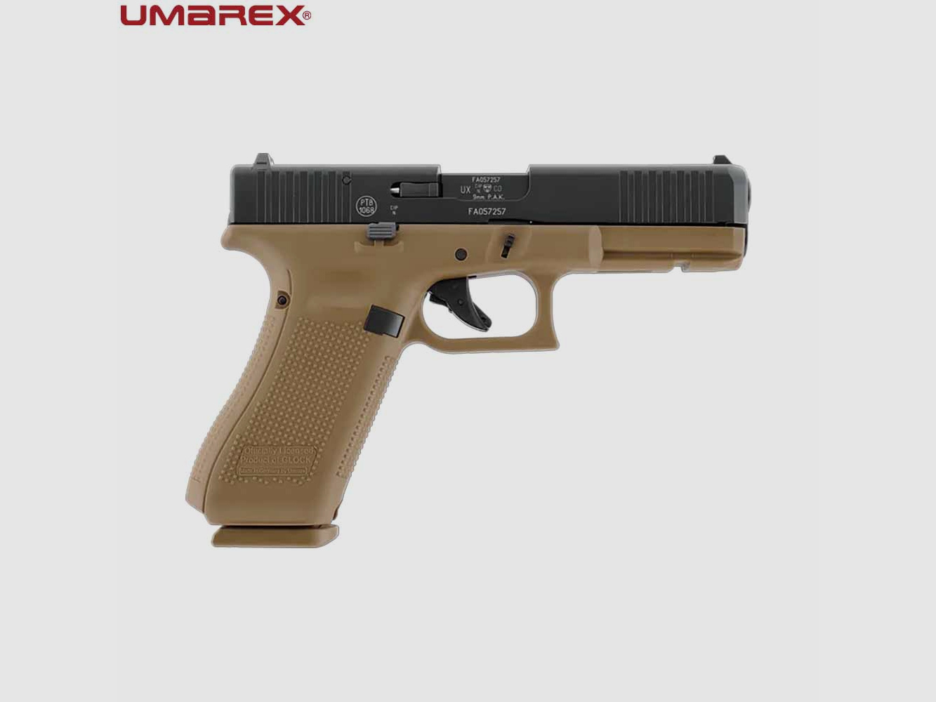 UMAREX GLOCK 17 Gen5 9mm P.A.K. BLACKK-COYOTE