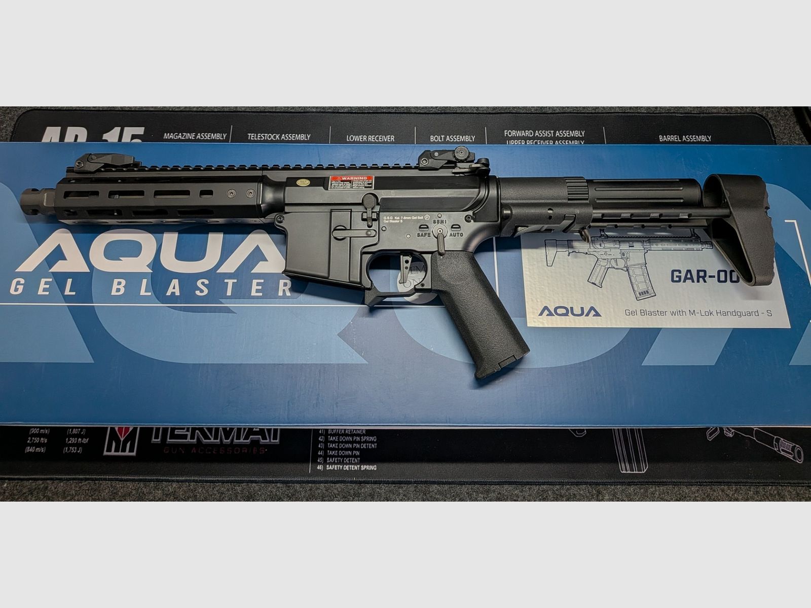 ARES AQUA M-Lok S 8mm Gel-BB (GAR001-E)