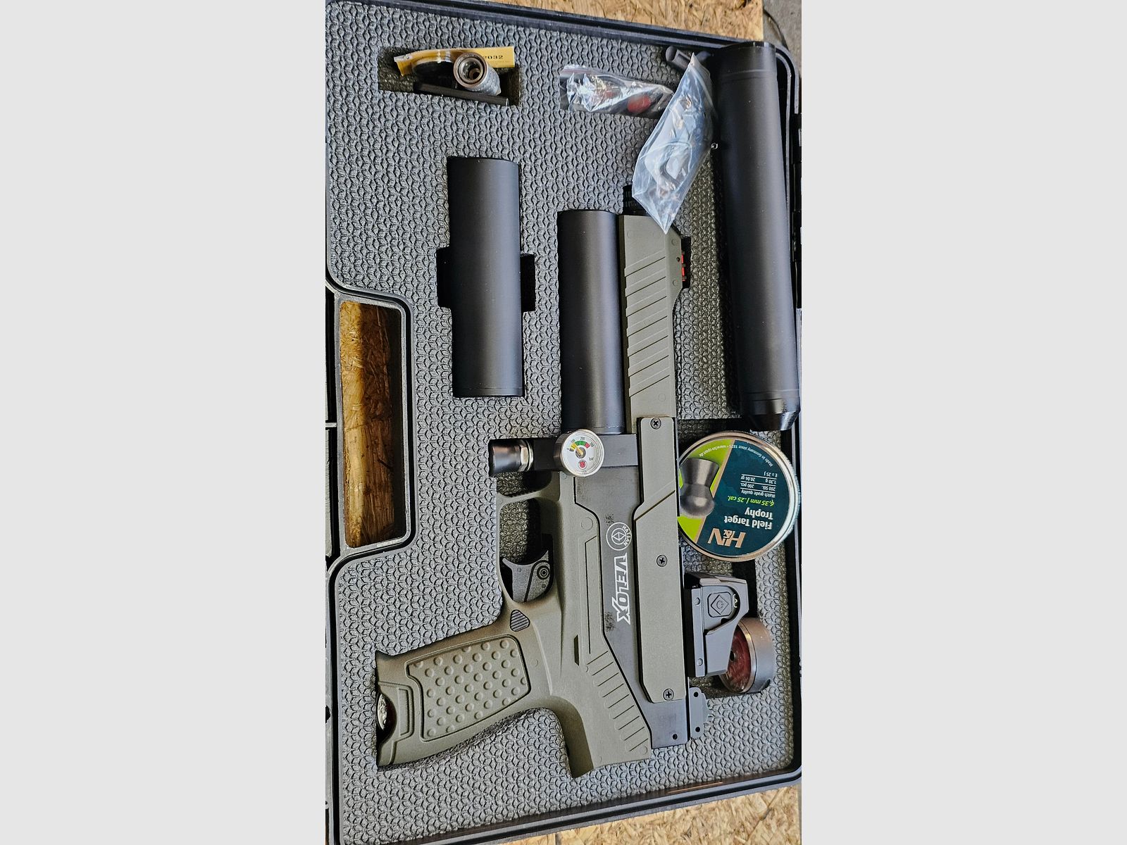 Hatsan PCP Pistole VELOX, Kaliber 25