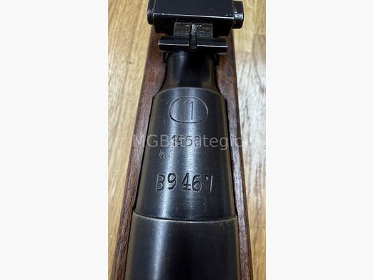 Radom WZ.48 - fusil d’entraînement Mosin Nagant polonais fabriqué en 1950 - le « 11 » se trouve dans l’ellipse sur le pont du boîtier (fabrication polonaise)