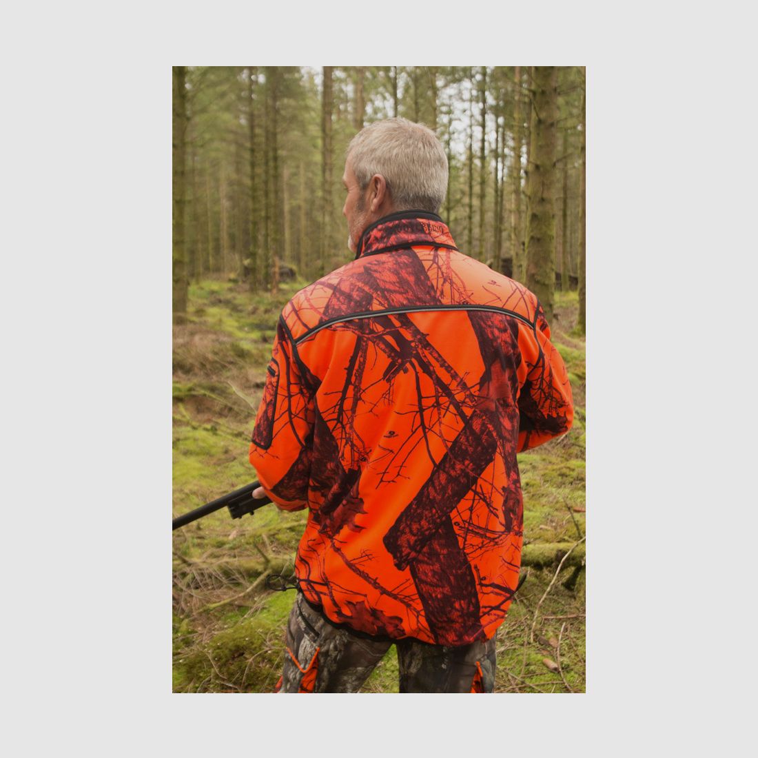ShooterKing Softshell Jacke Signaljacke Mossy Blaze Orange Camo S