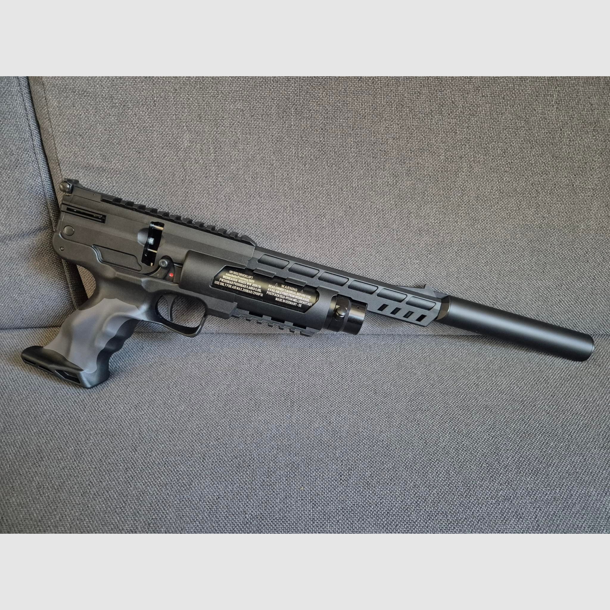 Weihrauch HW 44 mit Schalldämpfer