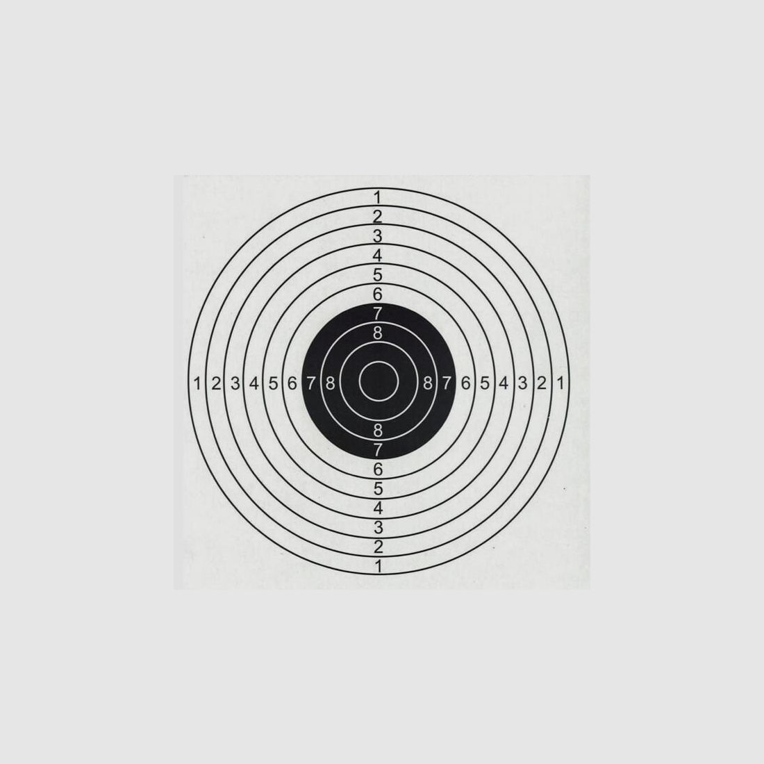 Target Sports Schietkaart 17×17 cm (100 stuks)