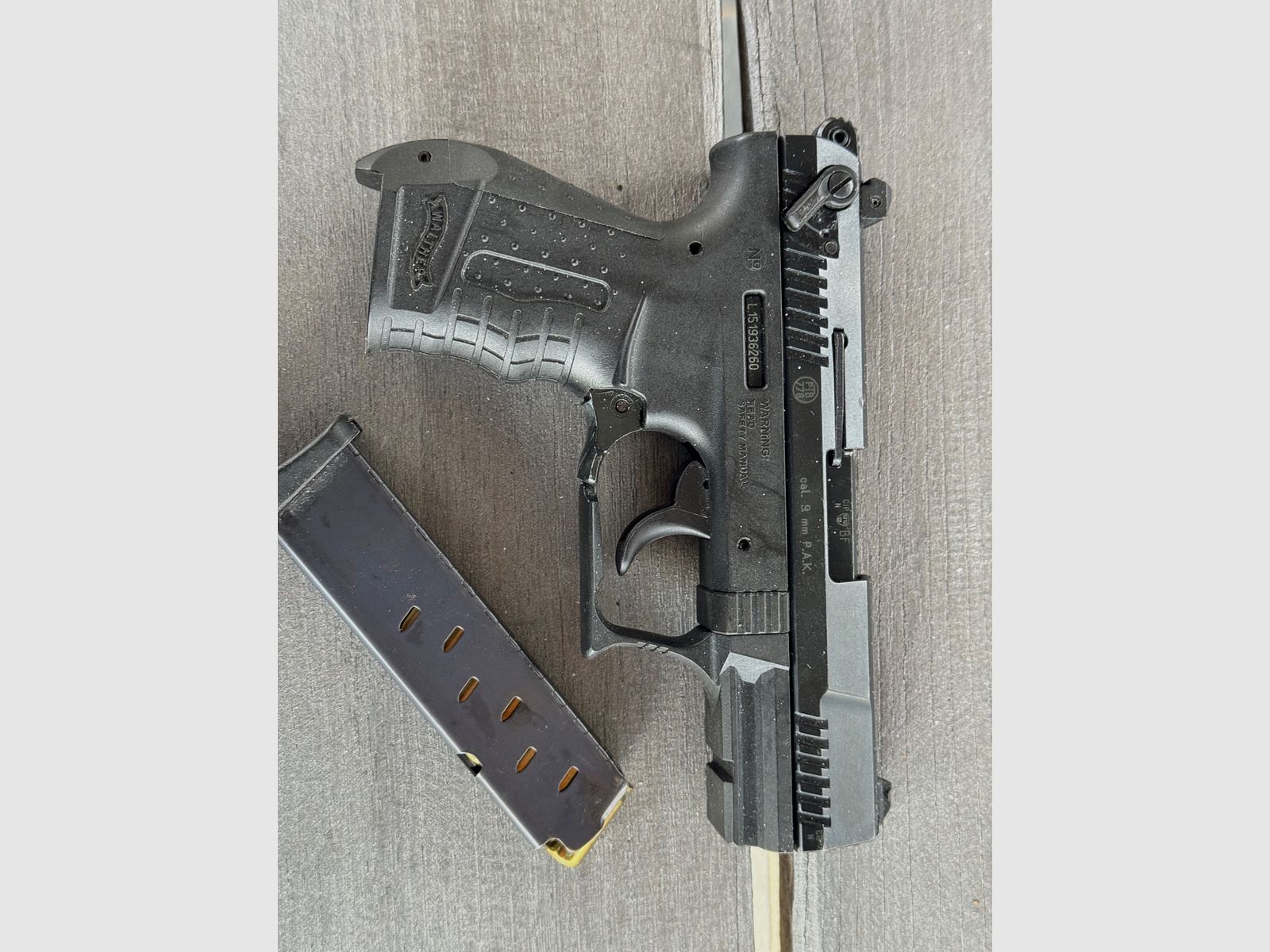 Walther P22 Schreckschusspistole, Bild 3 von 5