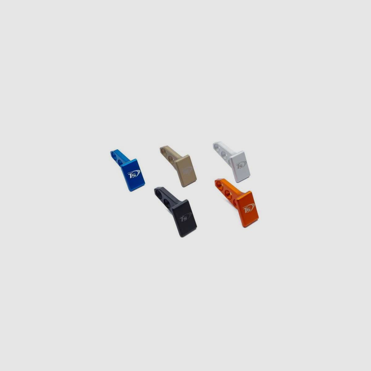 TONI SYSTEM AD3SX Fingerablage 3 Löcher, Linke Seite, Rechtshänder, Farbe: Orange, Bild 1 von 3