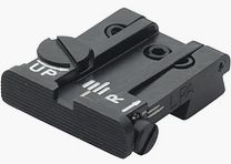 LPA TPU29TS07 mirino micrometrico regolabile per pistole Taurus PT-92, PT-58, PT-100 – Immagine del mirino nera
