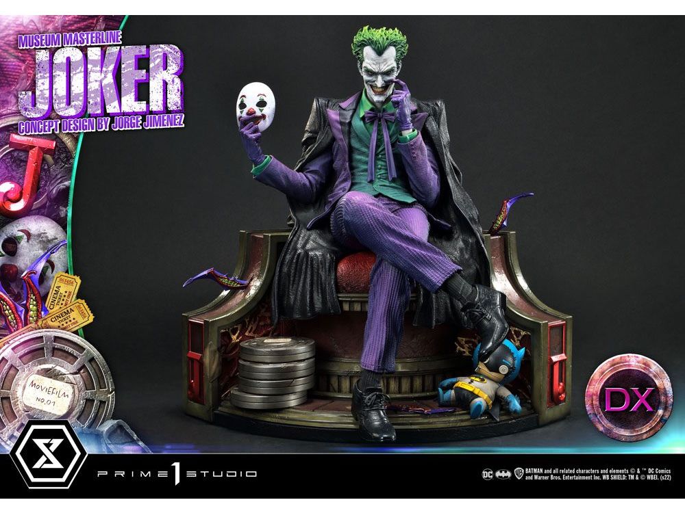 DC Comics Statue 1/3 The Joker Deluxe Bonus Version Concept Design by Jorge Jimenez 53 cm | 43048