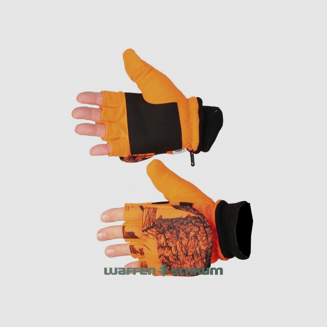 Somlys Handschoenen Fleece Oranje Camou