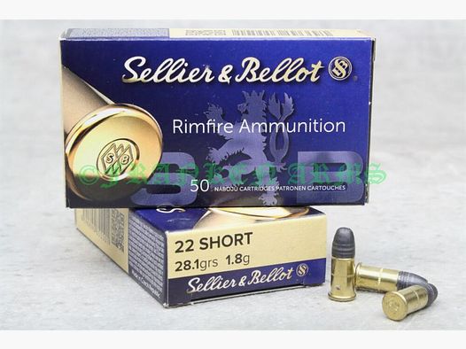 Sellier&Bellot	 .22 kurz Target 28gr. 1,8g 50Stück Staffelpreise