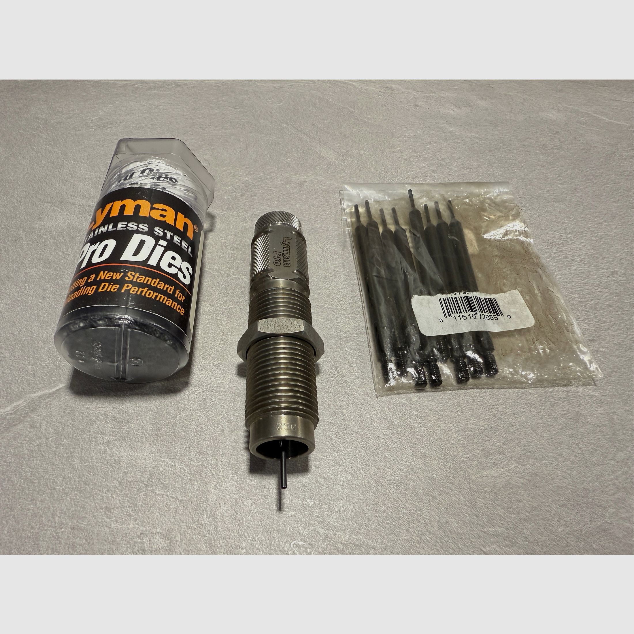 Universelle Federbelastete Decaping Matrize LYMAN Pro Entzünder Matrize Inklusive Ersatzstifte NEU Cal. .22 - 45