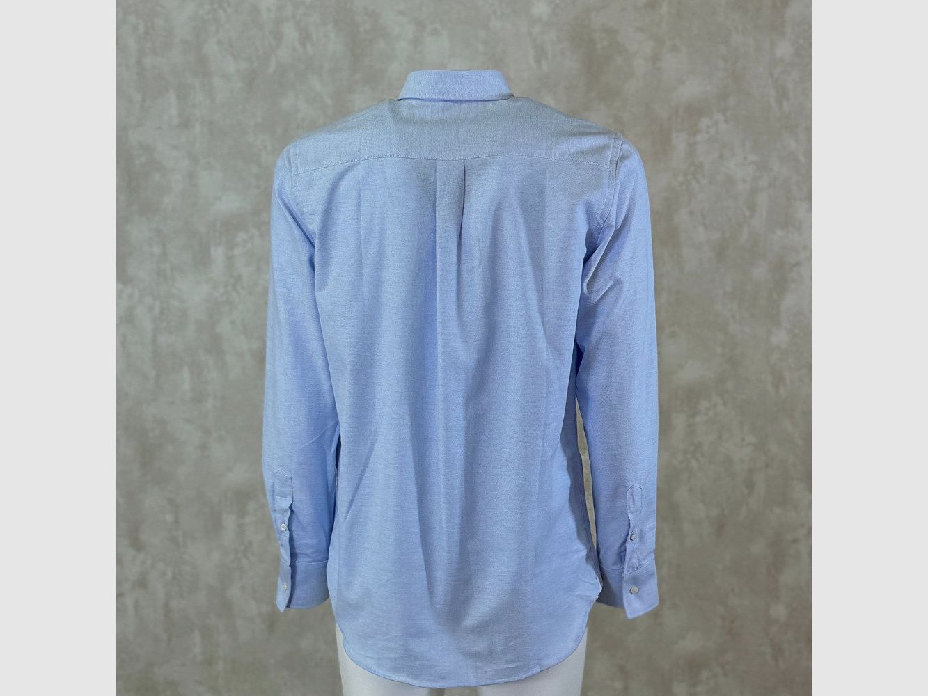 Chemise de chasse pour homme en tissu uni, bleu ciel, image 4 sur 4
