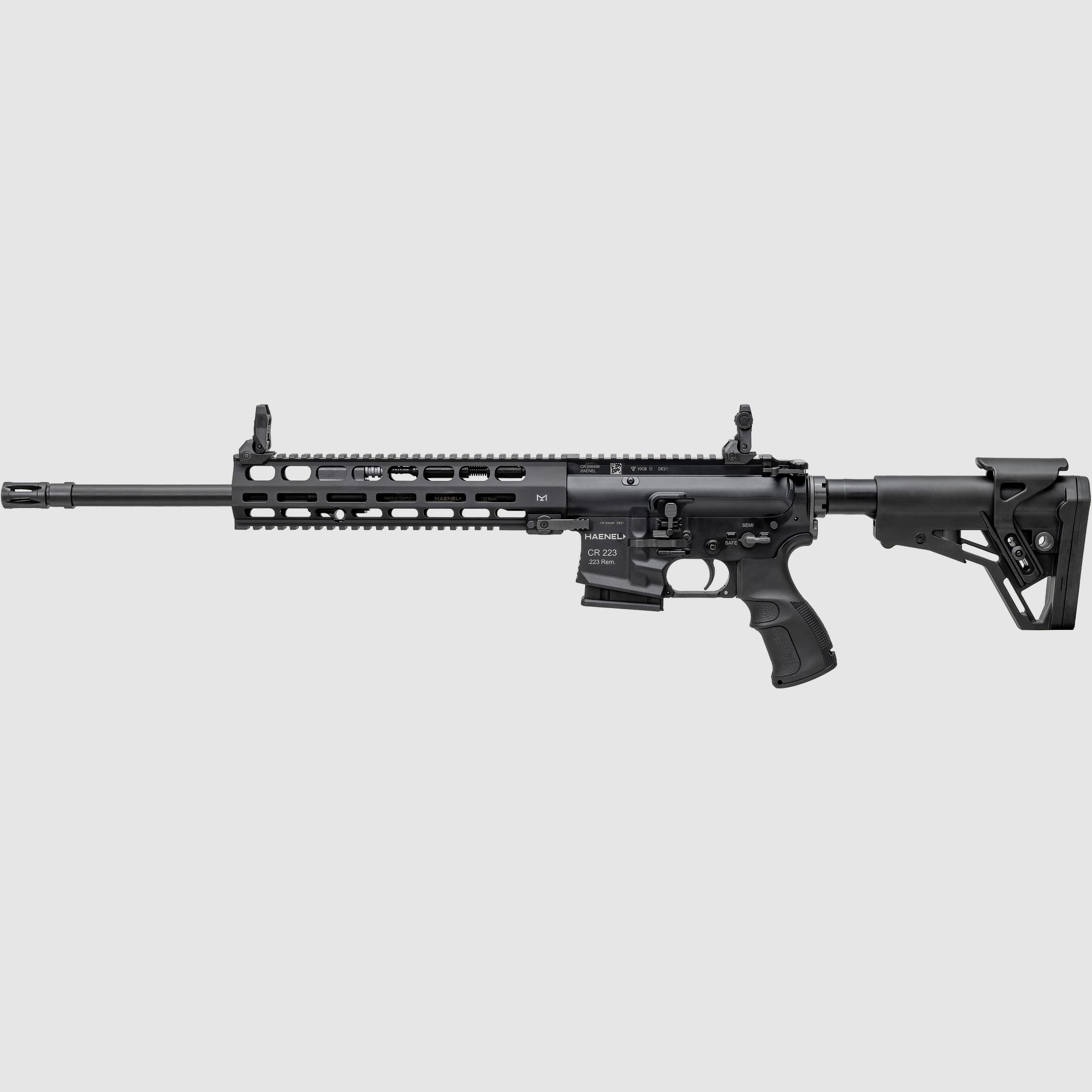 Haenel CR 223 M-LOK Handguard Barrel Length 423 mm | Direct Trigger (2,800-4,000 g) | Long Handguard | Black | Sport Approved, Cal. .223 Rem., image 2 of 2