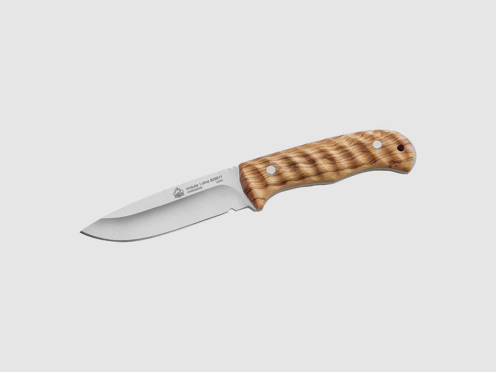 Messer Ondular I Olivenholz - 11cm Klinge, Stahl AN.58