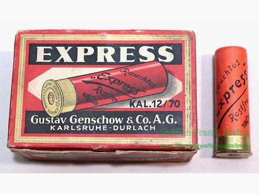 DWM, Karlsruhe Shotgun Cartridges 12/70
