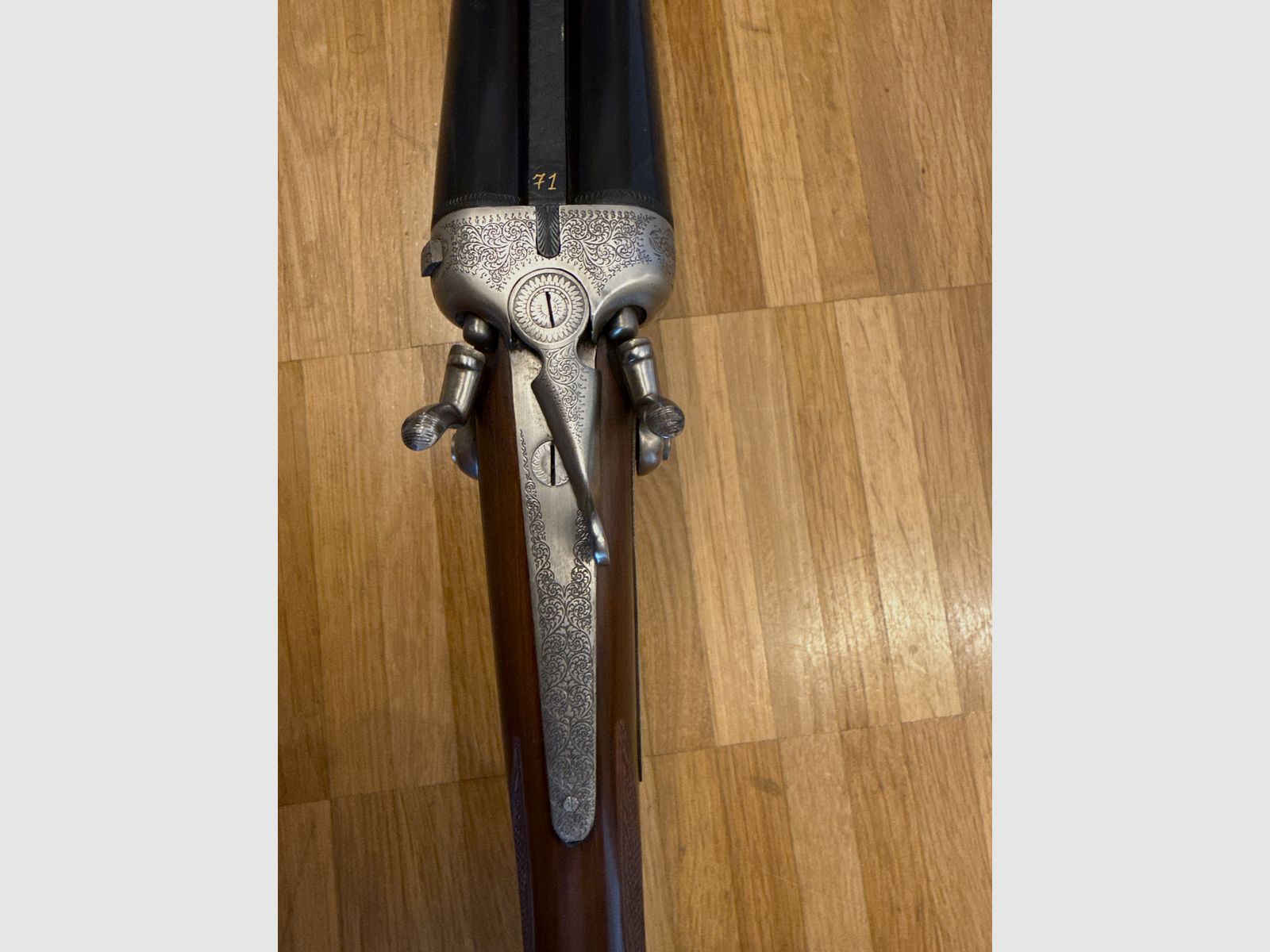 Italian hammer shotgun Antonio Zoli Cal 12/70