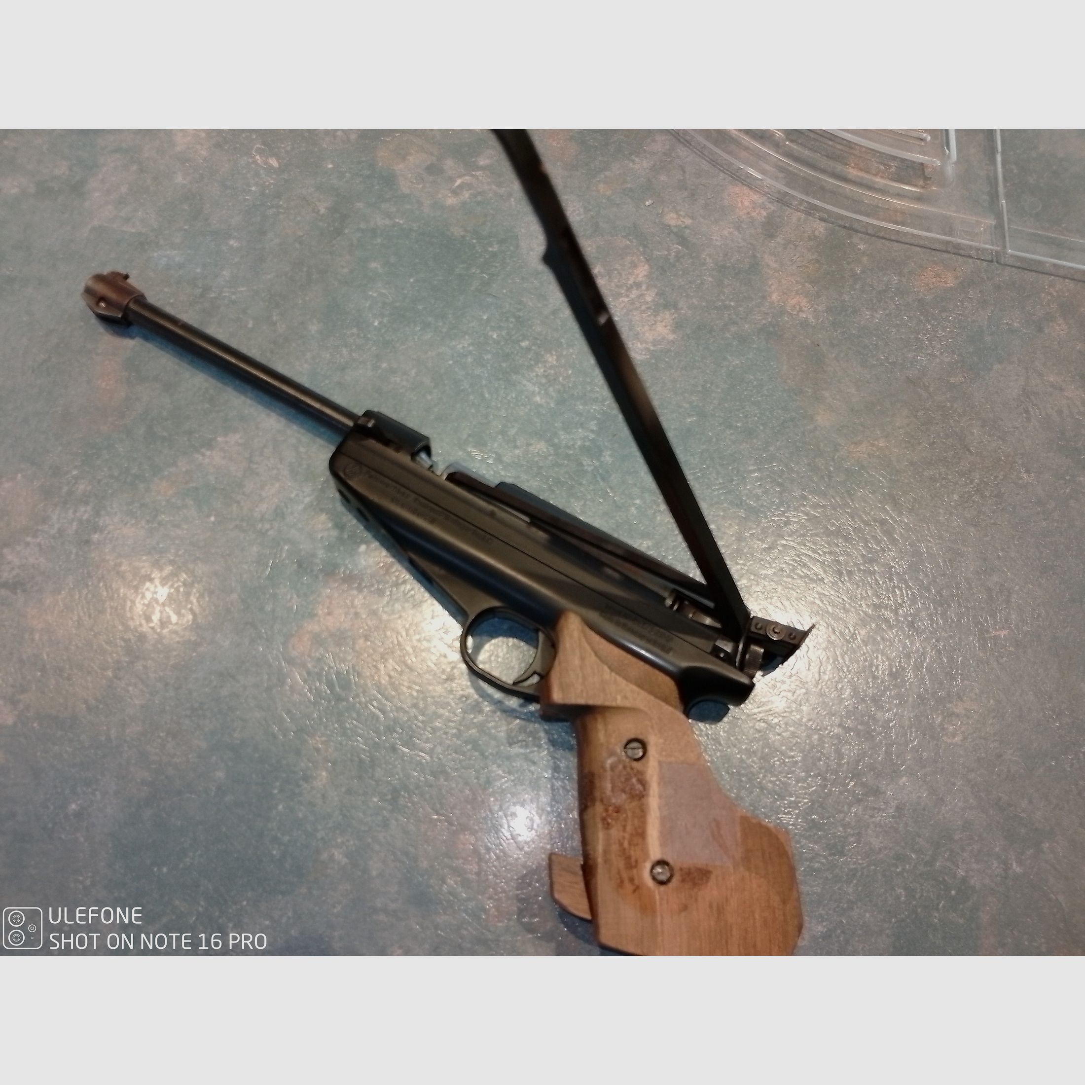 Pistola ad aria Feinwerkbau, arma da competizione, ottima precisione, precisione di tiro