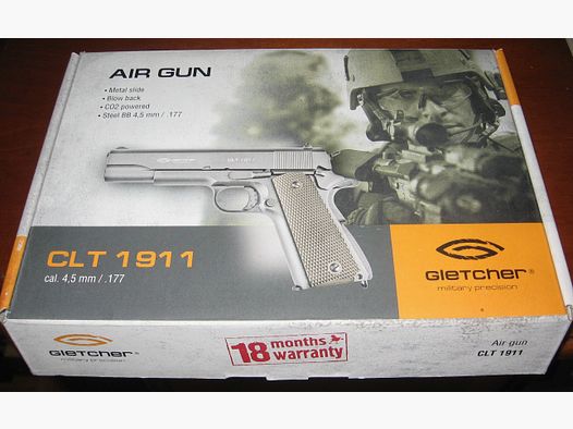 Legendäre CLT 1911 (Übungspistole, da Gewicht wie Original)