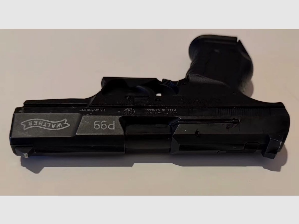 Walther P99 pistola de fogueo 9mm P.A.K. negra