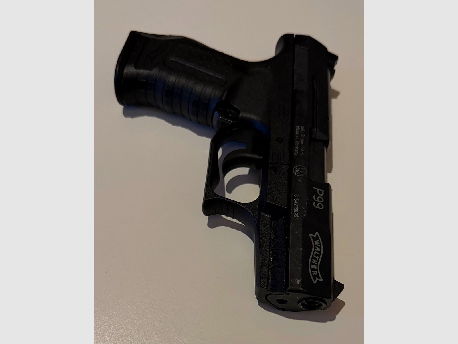 Walther P99 blank firing pistol 9mm P.A.K. matte black