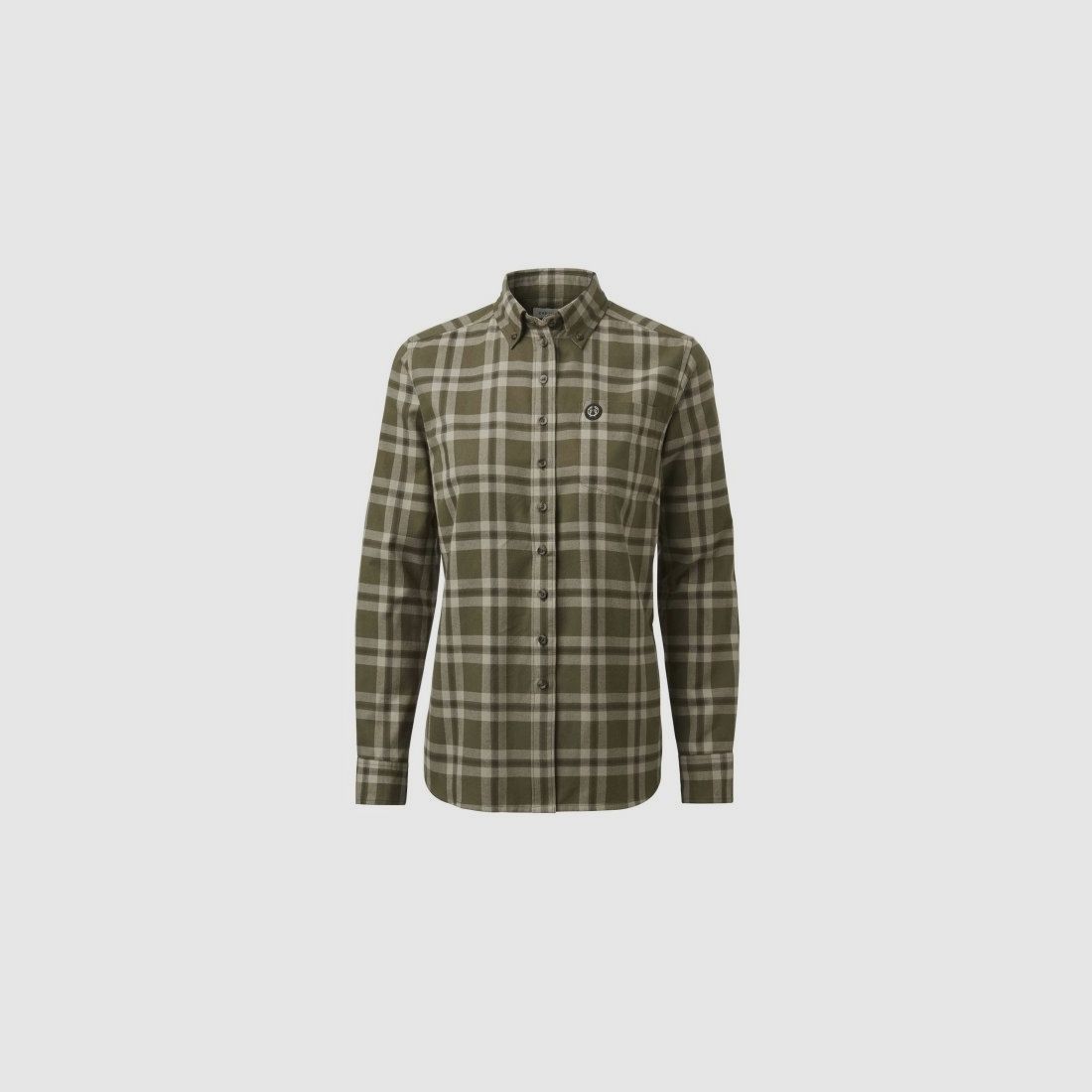 Koszula damska Chevalier Teal Light Flannel Olive Green Checked (1060235-C6033), zdjęcie 1 z 6