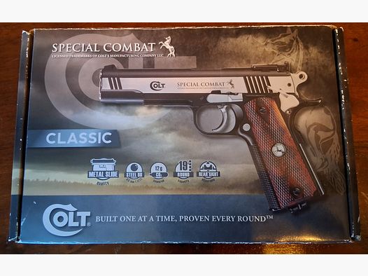 Colt 1911 A1 CO² calibre .177 /4,5mm BB avec marquage F, libre à partir de 18 ans